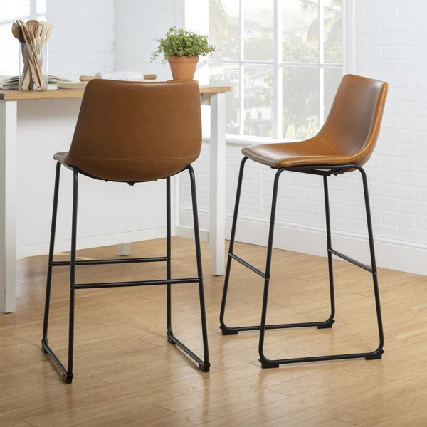 Keyren Mary-Kate Counter & Bar Stool (Set of 2) | Wayfair North America