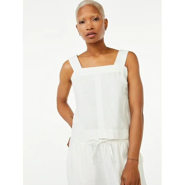 Free Assembly Women's Cropped Tank Top | Walmart (US)