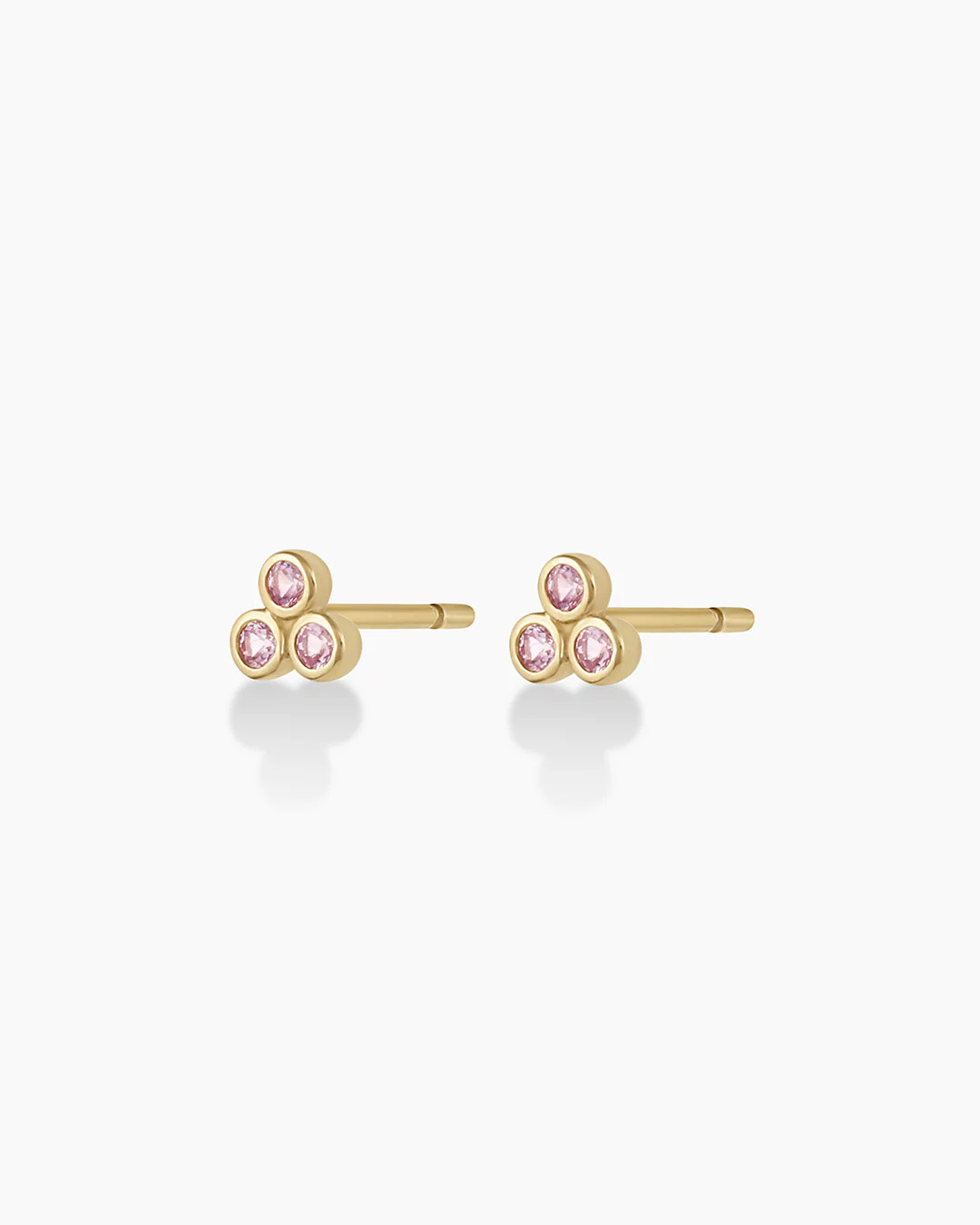 Classic Pink Sapphire Trio Studs | Gorjana