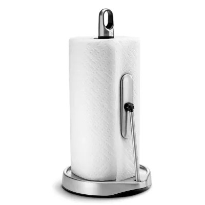 simplehuman® Tension Arm Paper Towel Holder in Stainless Steel | Bed Bath & Beyond