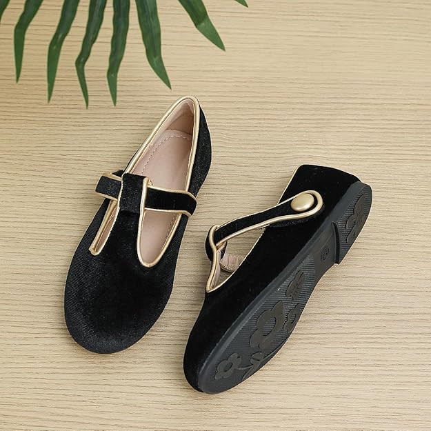 Girls Toddler Dress Shoes Ballet Mary Jane Flats for Baby Little Kids Girl | Amazon (US)