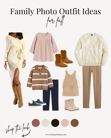You can't go wrong with these neutral family photo outfits for your annual fall photos. 

Sweater dress - fall toddler outfits - men outfits - fall family pictures - girls boots - cream dress - family photo dress - fall outfits - family photoshoot - fall fashion 2023

#LTKkids #LTKfamily #LTKBacktoSchool