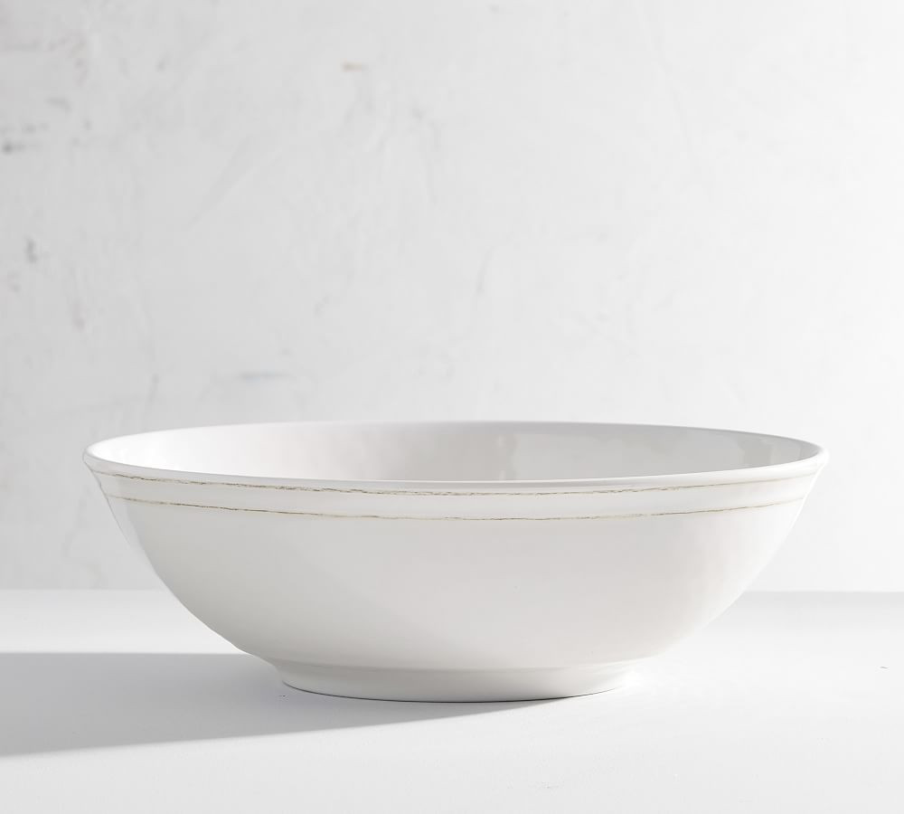 Cabana Melamine Oval Serving Bowl | Pottery Barn (US)