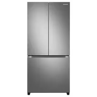 Samsung 17.5 cu. ft. 3-Door French Door Smart Refrigerator in Stainless Steel, Counter Depth RF18... | The Home Depot