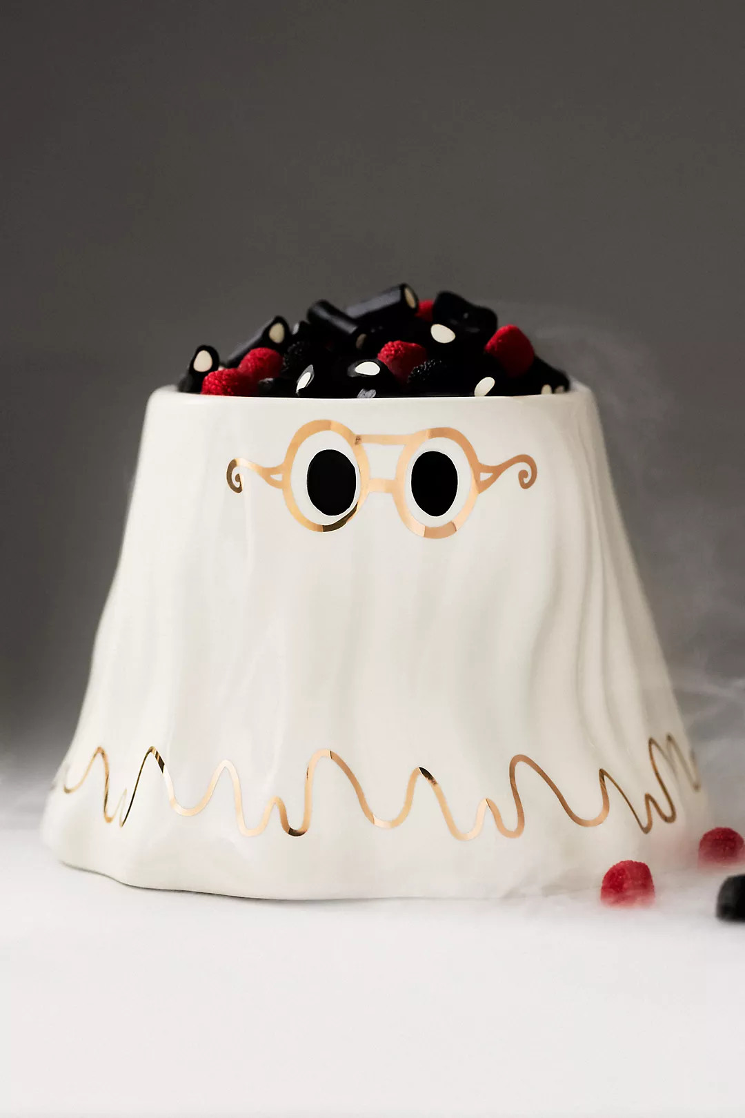 Stoneware 24k Gold Accent Candy Bowl | Anthropologie (US)