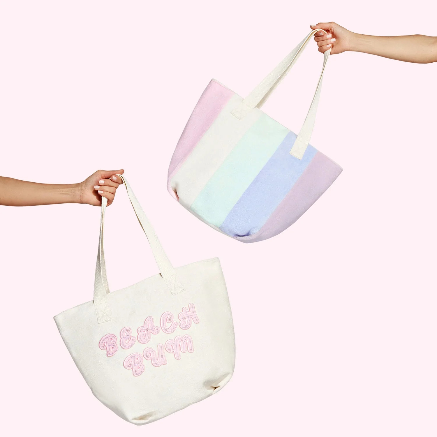 Mermaid Terry Zip-Top Tote Bag | Personalized Tote Bag - Stoney Clover Lane | Stoney Clover Lane