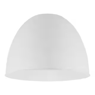 2-1/4 in. Large Matte White Metal Dome Pendant Light Shade 861375 - The Home Depot | The Home Depot