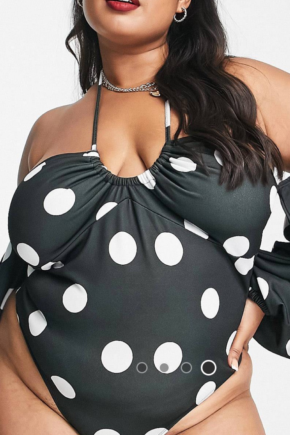Polka dot top 

#LTKplussize #LTKsalealert #LTKfindsunder50