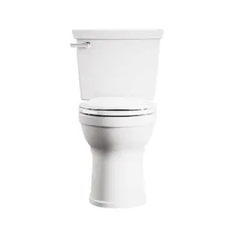 American Standard Champion White Elongated Chair Height 2-piece Soft Close Toilet 12-in Rough-In ... | Lowe's