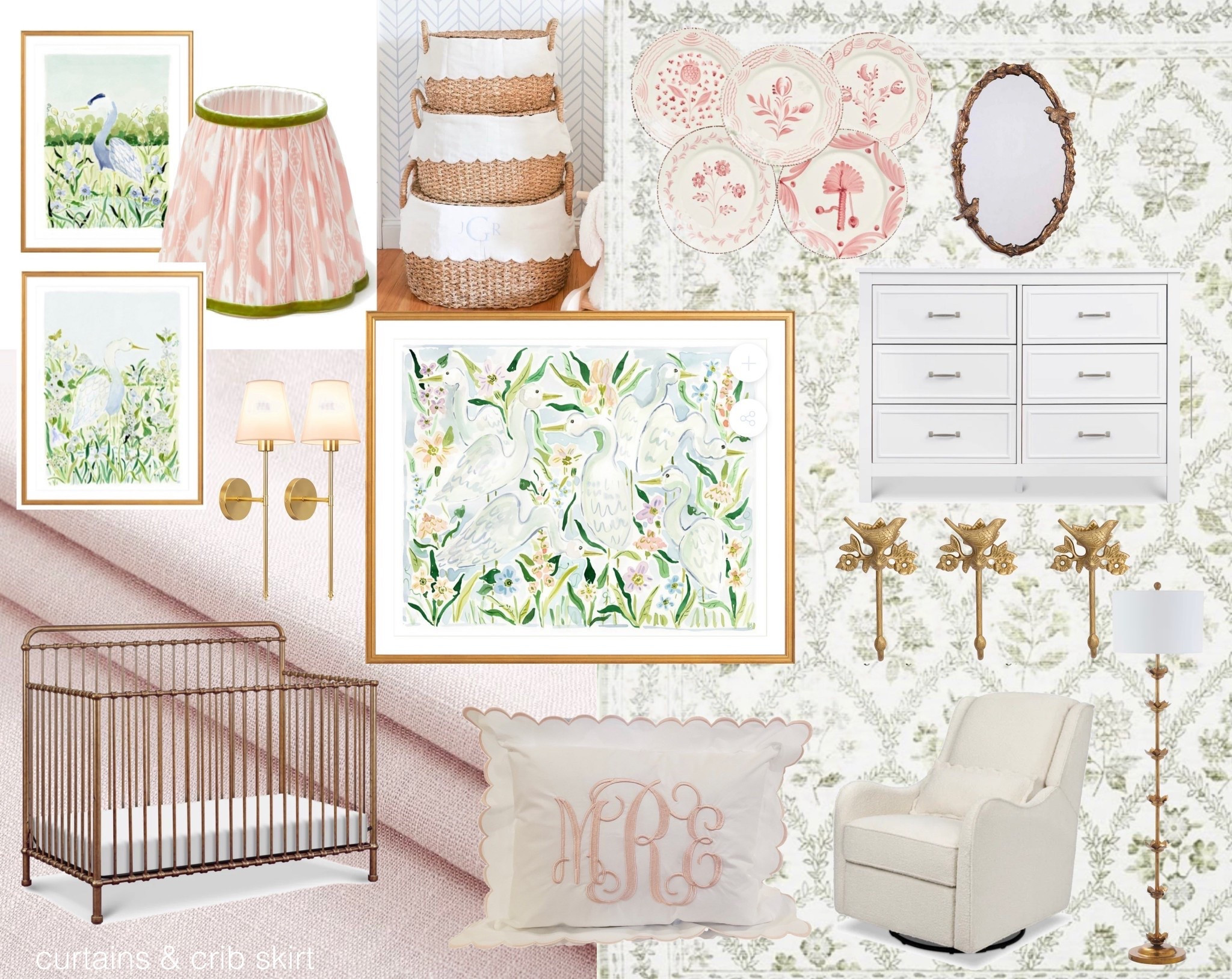Sharing our nursery links that made our baby girls nursery our favorite room! 

We’ve incorporated some thrifted items in as well. 

#LTKHome #LTKFamily #LTKBaby