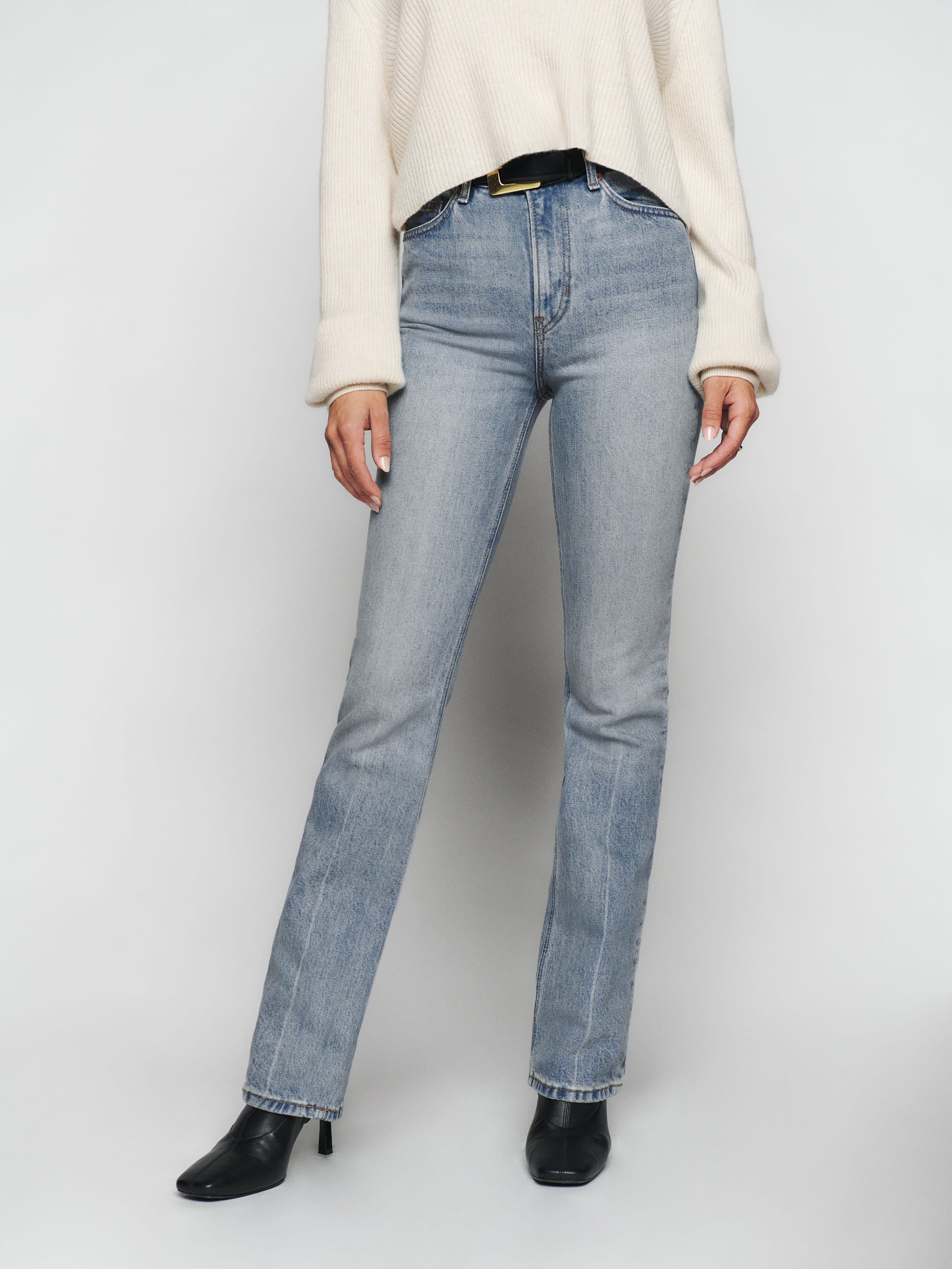 Peyton High Rise Bootcut Jeans | Reformation (Global)