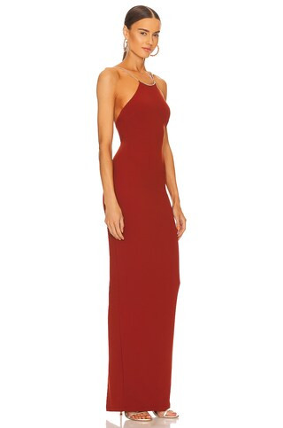 Nookie Lexi Chain Gown in Rust from Revolve.com | Revolve Clothing (Global)