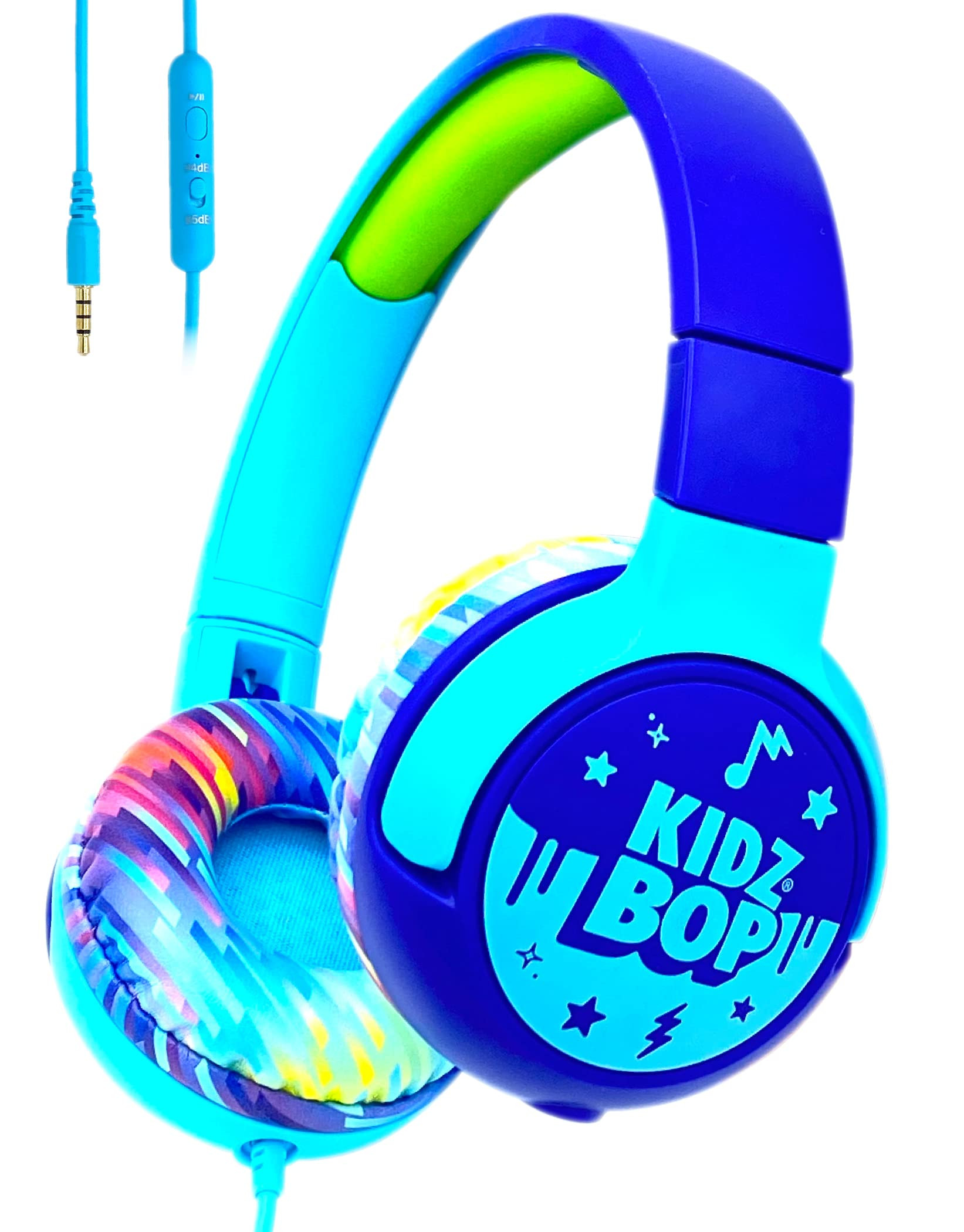 Move2Play, Kidz Bop, Wired Headphones for Kids | Microphone | 3.5mm Plug | Volume Limiting 85dB/9... | Amazon (US)