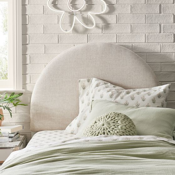Round No Nails Dorm Headboard | Pottery Barn Teen