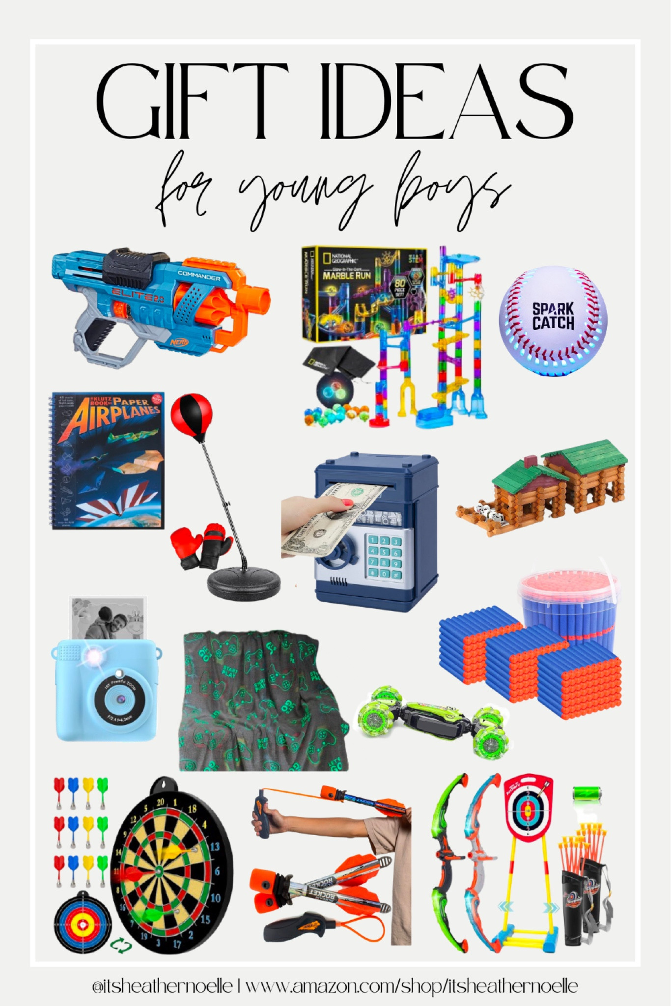 Gift Ideas for Young Boys

Gift ideas for boys 4-10
Gifts for boys
Gifts for grandson
Affordable gifts for kids
Gifts for nephew
Gift guide for boys 
Christmas gifts
Birthday presents for boys 

#LTKGiftGuide #LTKKids #LTKHoliday