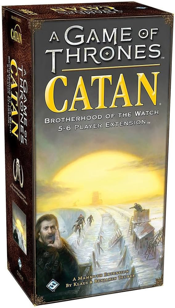 A Game of Thrones CATAN Brotherhood of the Watch Board Game 5-6 Player EXTENSION - Strategy Game ... | Amazon (US)