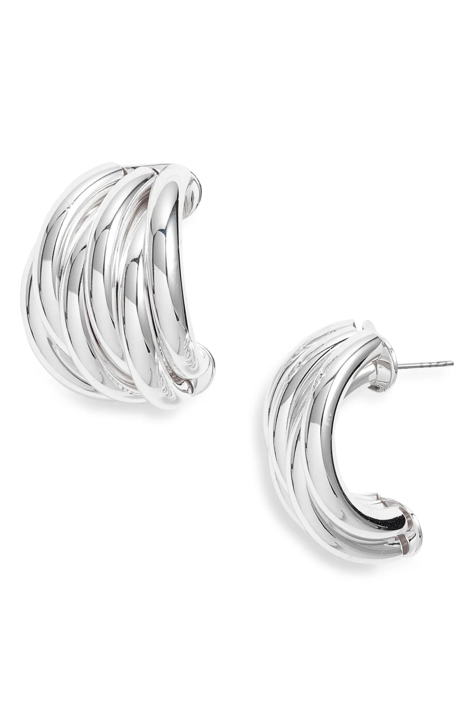Ridge Hoop Earrings | Nordstrom