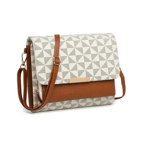 Poppy Womens Front Flap Crossbody Handbags Bag Checkered Purses Shoulder Bag Cell Phone Card Holder  | Walmart (US)