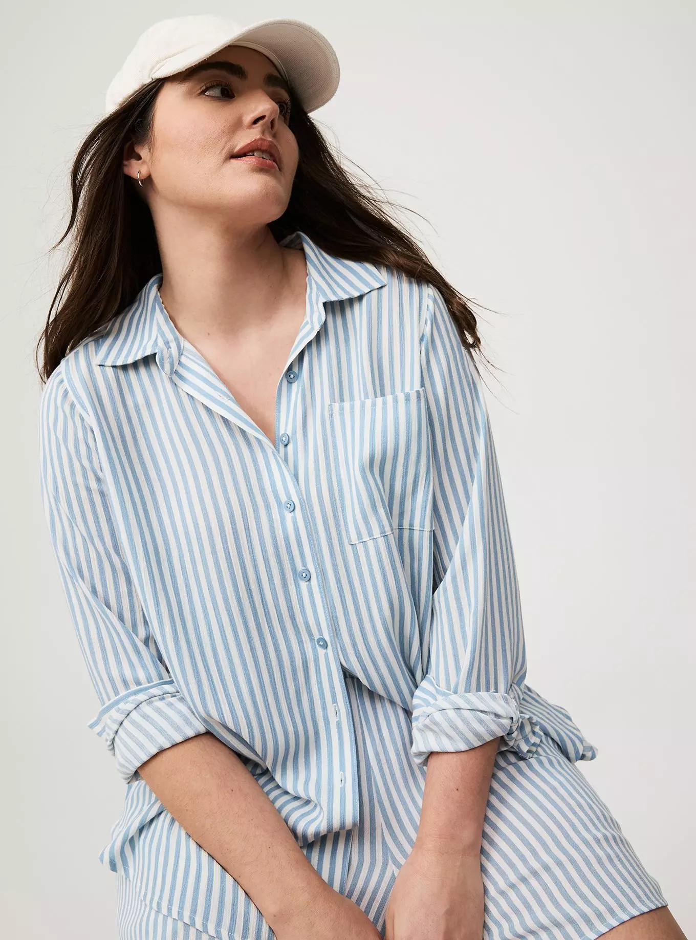 Lizzie Button Up Long Sleeve Shirt | Torrid (US & Canada)