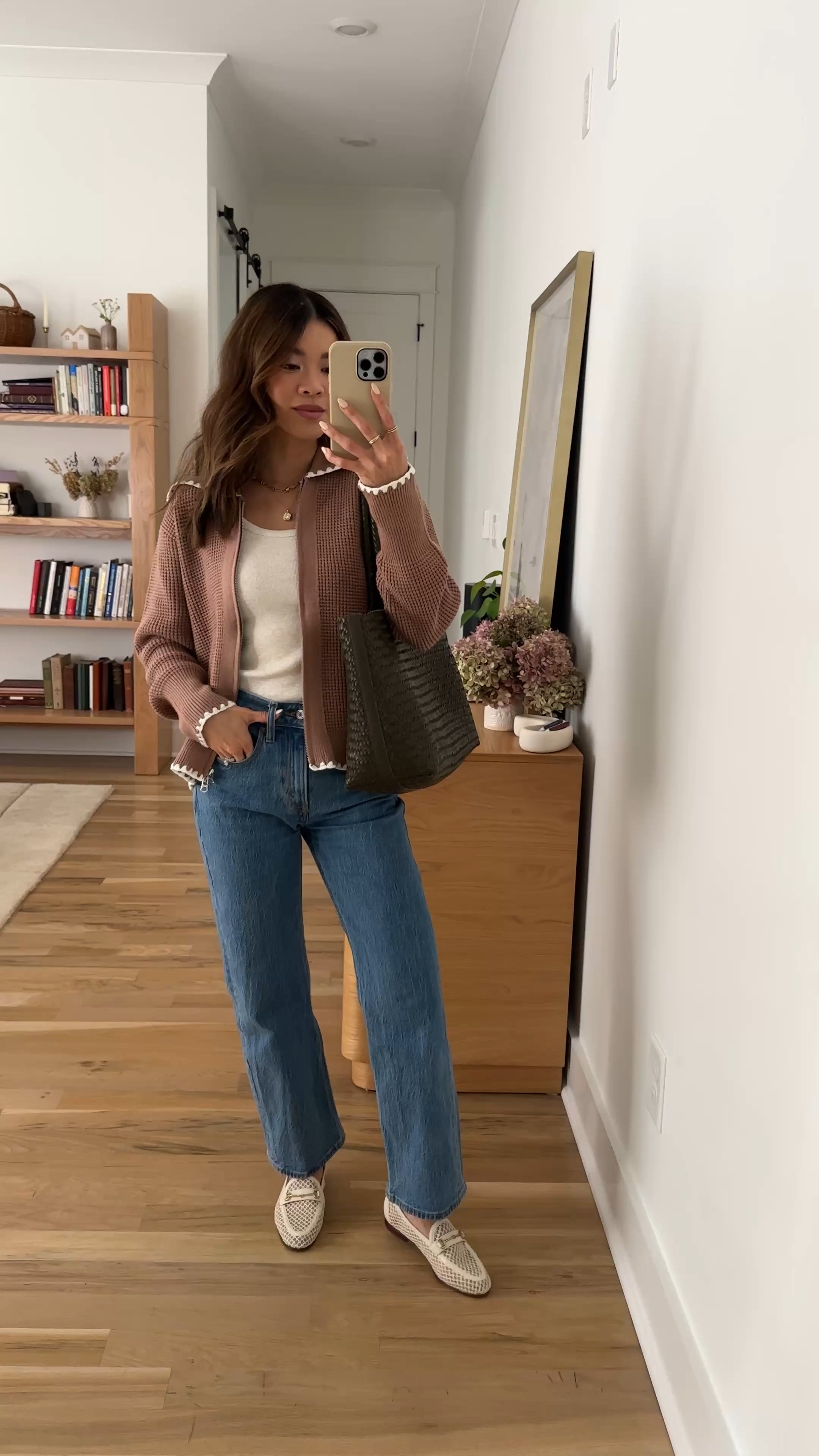 Sizing info:
•jeans size 24 extra short in medium wash
•tank size XS
•sweater size XS in ginger snap 

petite fashion, get dressed with me, outfit inspiration, ootd, nashville outfit, Nashville influencer, petite style, vacation style, casual outfits, mom style, petite pants, spring outfits, spring outfit info, spring pants, spring outfit idea, spring top, spring bag, spring sweater, spring shoes, Spring jeans, Varley sweater 

 @abercrombie @Varley 

#LTKPetite #LTKootd #LTKmomlife