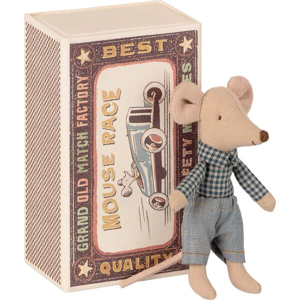 Winter Little Brother Mouse in Matchbox | Maisonette