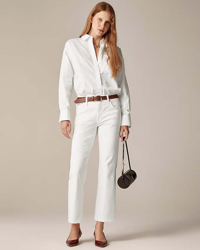 Mid-rise cropped kickout jean in 2003 super-stretch | J. Crew US