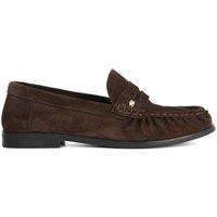 Dune London Wide Fit Suede Loafers Brown | Marks & Spencer (UK)