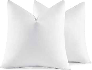 MIULEE 20x20 Pillow Inserts,Set of 2 Down Feather Throw Pillows for Couch Sofa Bed, Decorative Fl... | Amazon (US)