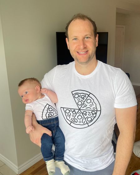 Dad & baby matching!! The baby onesie comes in newborn to toddler and there are mens and womens tees’ How cute is the pizza tee and pizza slice onesie duo!! 
.
.
.
Mini matching - baby matching - dad and baby - baby boy - baby girl - Etsy finds 

#LTKfamily #LTKmens #LTKbeauty