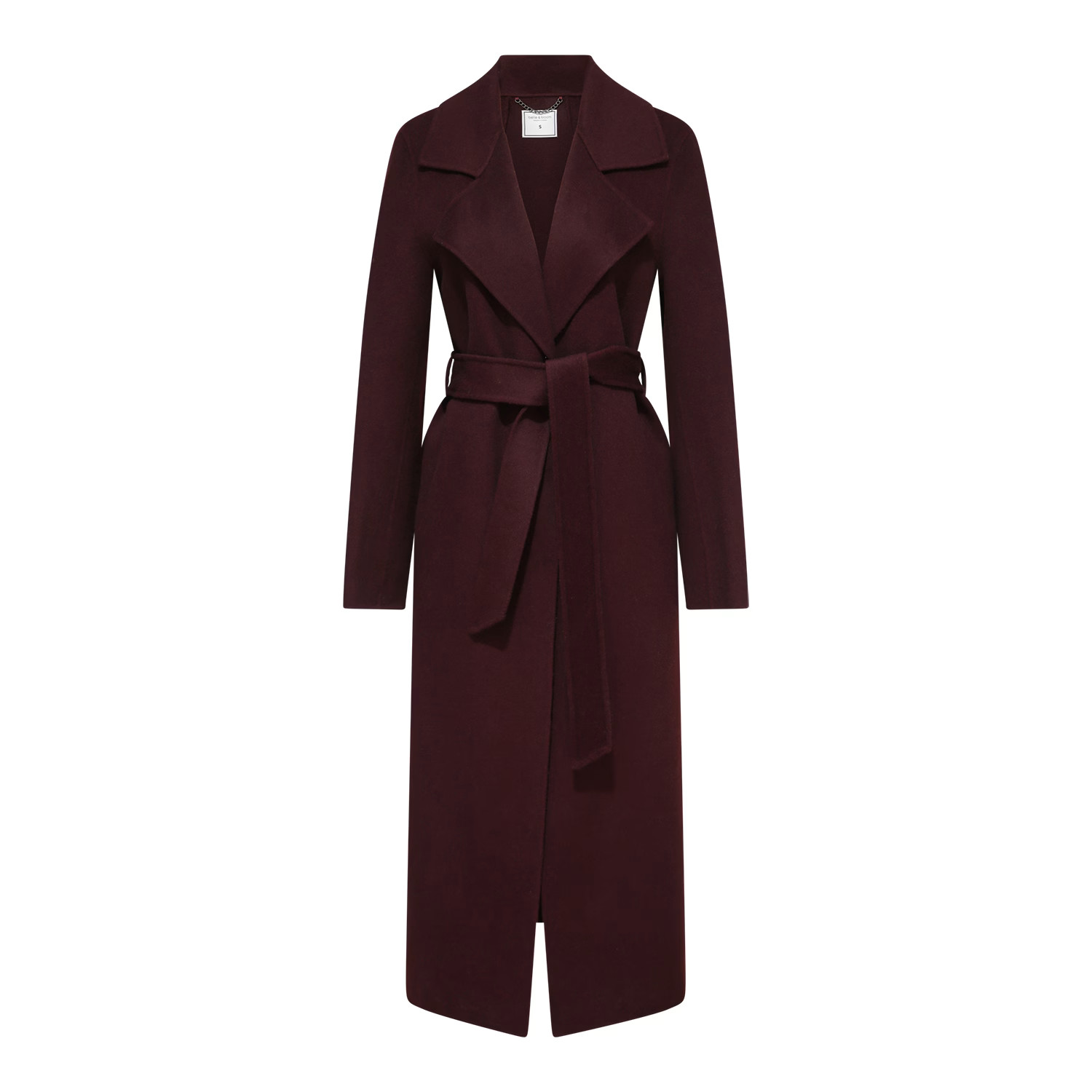 Ex-Boyfriend Maxi Coat - Burgundy | Wolf & Badger