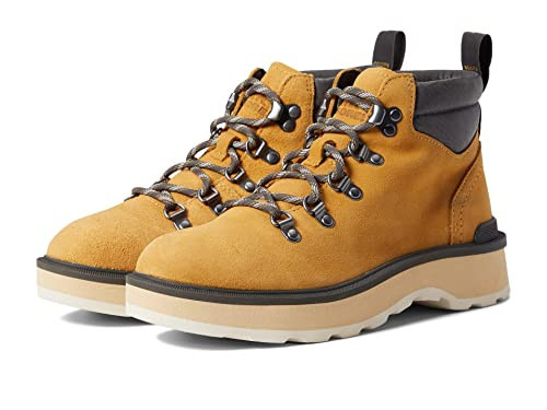 Sorel Women's Hi-Line Hiker Boot - Geo Yellow, Jet - Size 9.5 | Amazon (US)