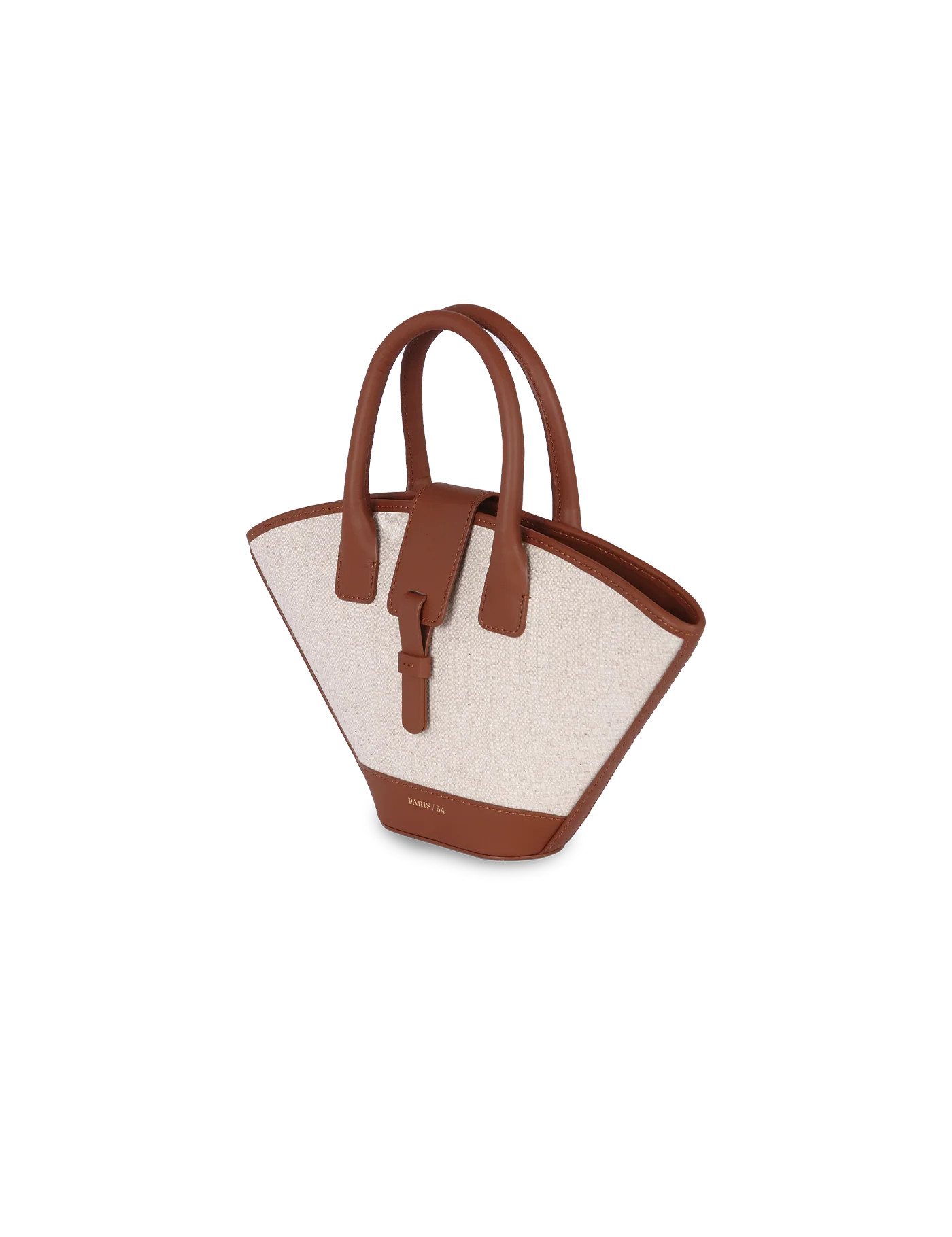 Mini Lumière Rafia & Chocolate Bag by PARIS/64 | PARIS/64