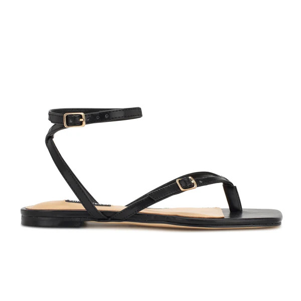 Nelson Ankle Wrap Flat Sandals | Nine West (US)