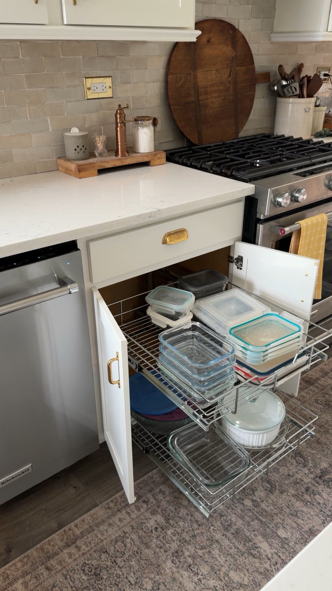 Metal drawer insert for cabinets 

#LTKHome