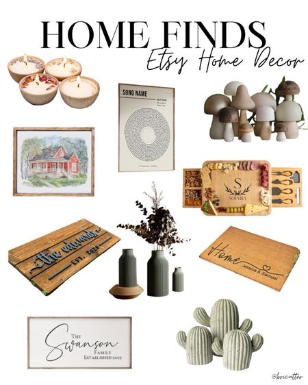 Etsy has some of the cutest and most unique home decor! 

#LTKstyletip #LTKhome #LTKfindsunder100