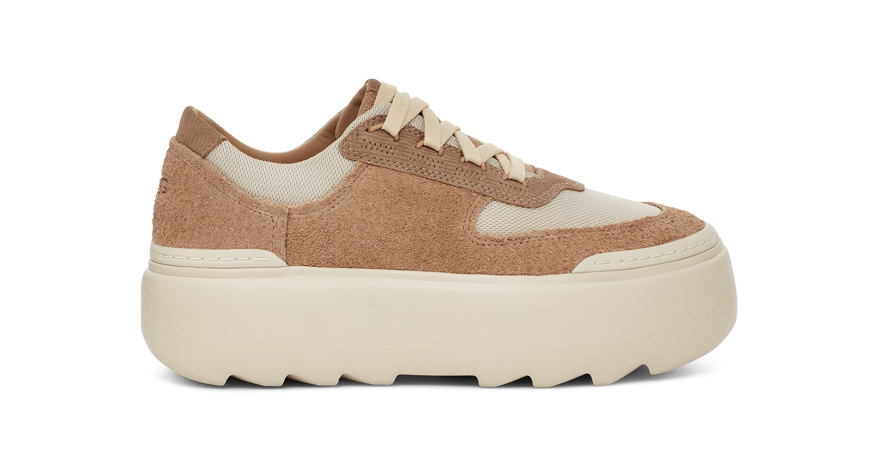 UGG Women's Marin Mega Lace Suede Sneakers in Sand, Size 9.5 | UGG (US)