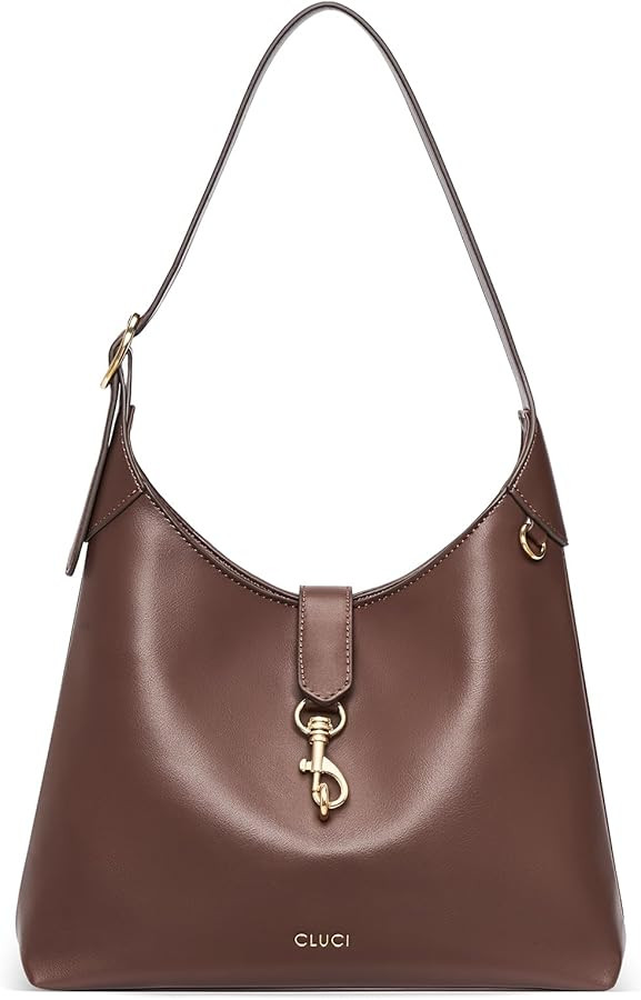 CLUCI Hobo Bags for Women, Soft Vegan Leather Purses with Adjustable Strap, Lightweight Shoulder ... | Amazon (US)