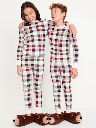 Gender-Neutral Graphic Snug-Fit Pajama Set for Kids | Old Navy (US)