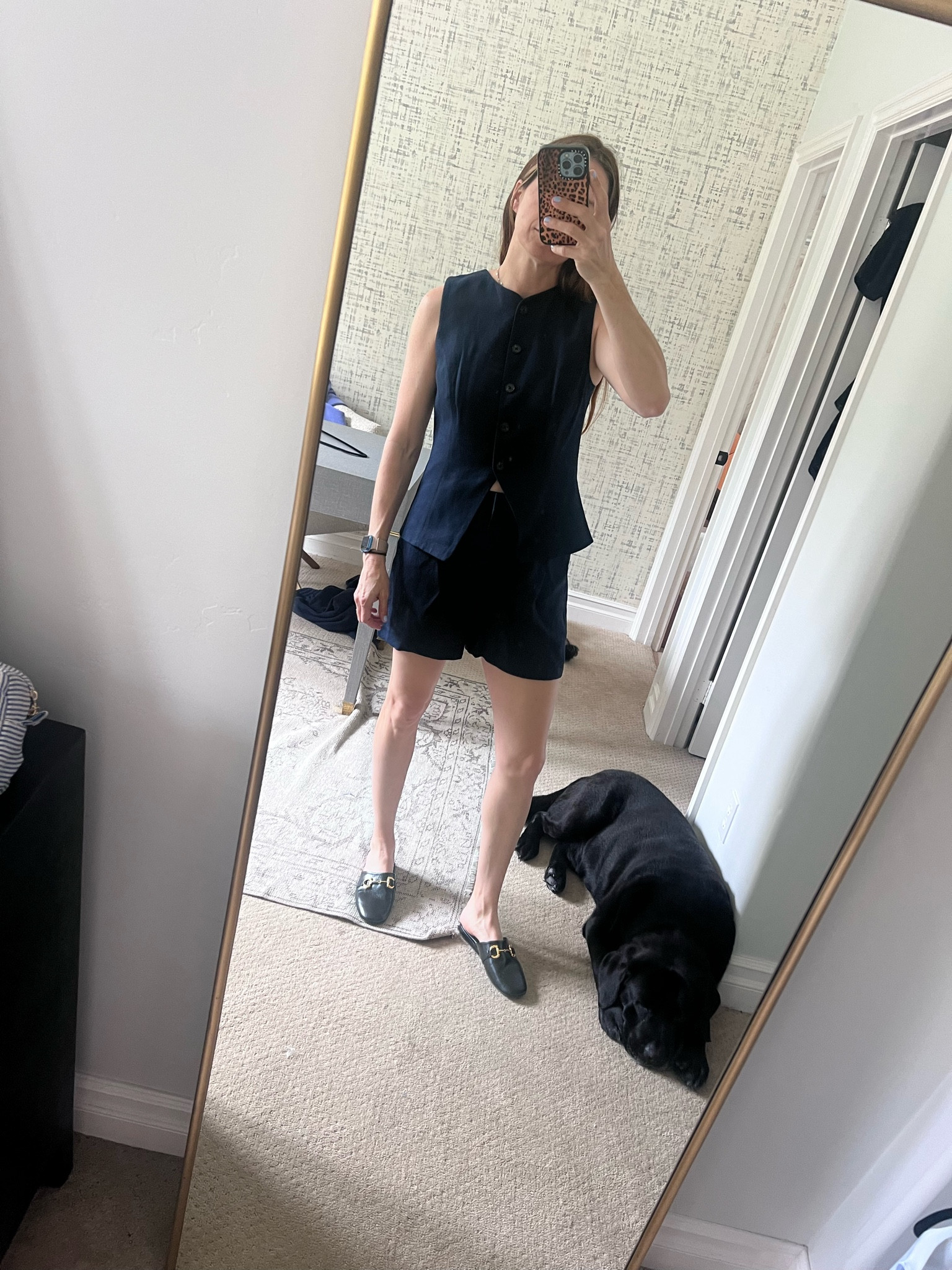 Matching set, navy blue set, shorts set, vest set Gucci slides, cool girls style, cool girl aesthetic

#LTKOver40 #LTKTravel #LTKWorkwear