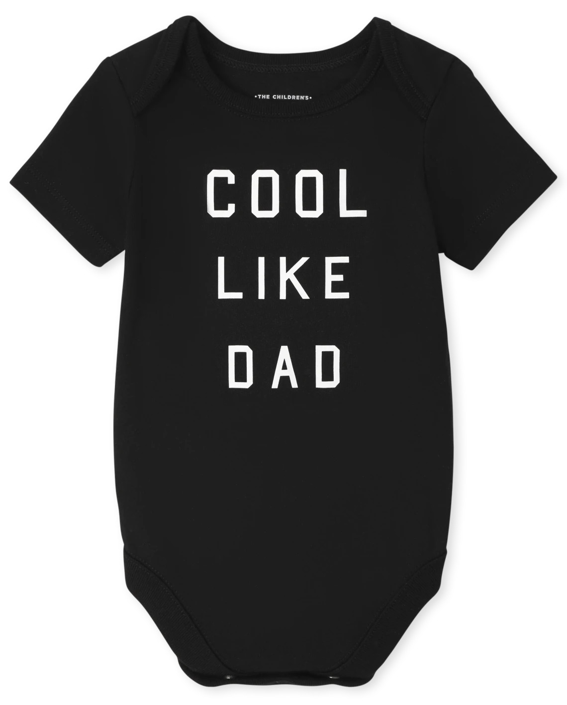 Baby Matching Family Cool Like Dad Graphic Bodysuit - black | The Children's Place