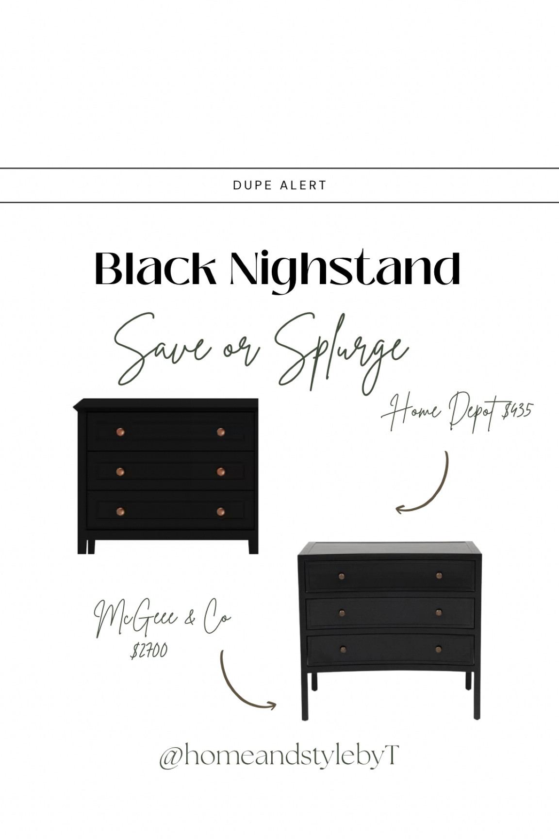 Who doesn’t love a good dupe!
#dupes #mcgeeandcodupe #nightstands 

#LTKFind #LTKhome