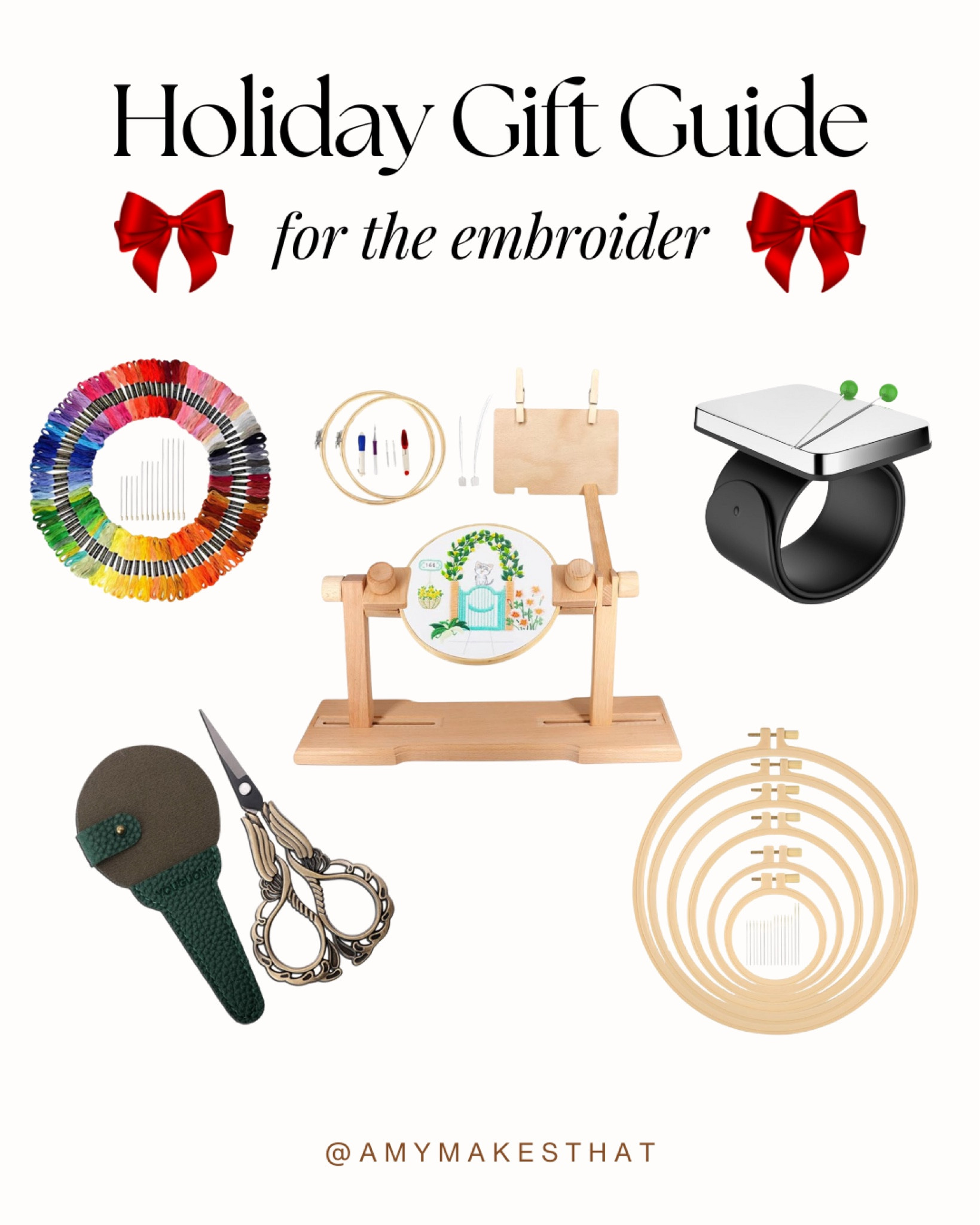 Need gift ideas for embroidery lovers? Check out this holiday gift guide for embroiders! 

#LTKHoliday #LTKGiftGuide #LTKSeasonal