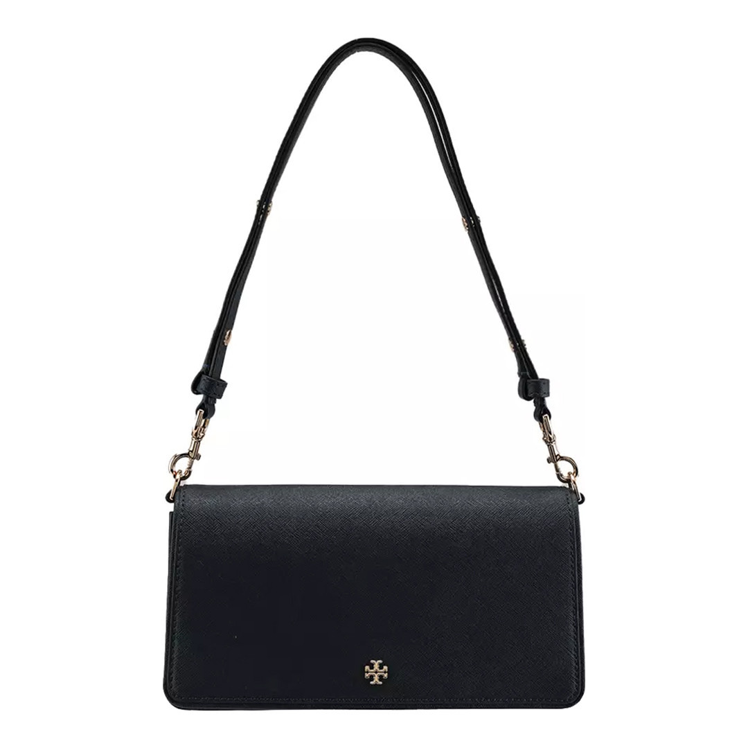 Tory Burch Black Emerson Crossbody Bag | BrandAlley