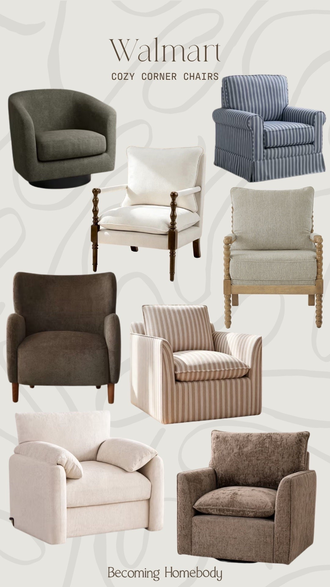 Walmart cozy corner chairs & accent chairs 🤍

#LTKHome