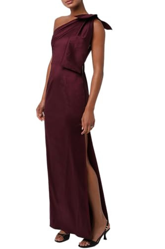 Lulus Women's Opal One Shoulder Column Maxi Dress with Bow | Amazon (US)