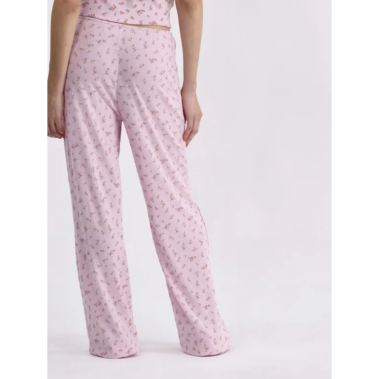 No Boundaries Pointelle Sleep Pants, 31'' Inseam, Women’s | Walmart (US)