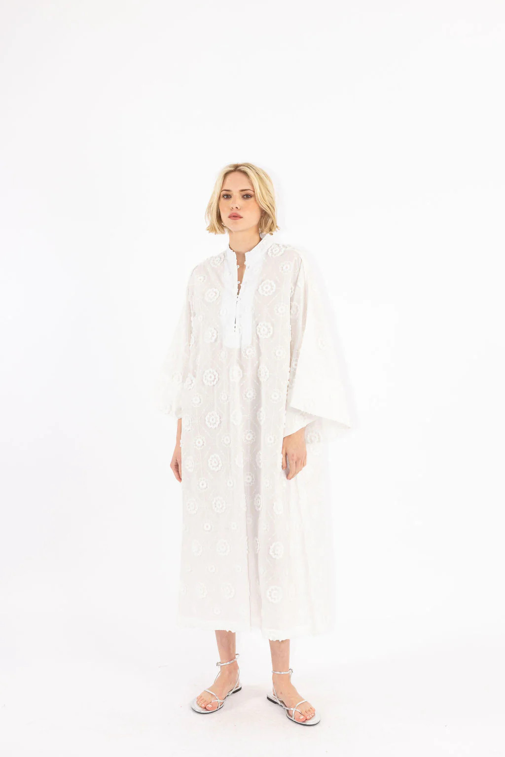 tassel floral maxi caftan | La Vie Style House