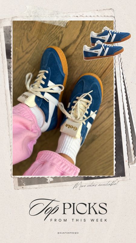 Top Picks!! My sneakers of the spring! This blue color is my favorite! 

#LTKshoecrush