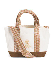 Cotton Canvas Pencil Dog Portrait Tote | Office & Storage | Marshalls | Marshalls