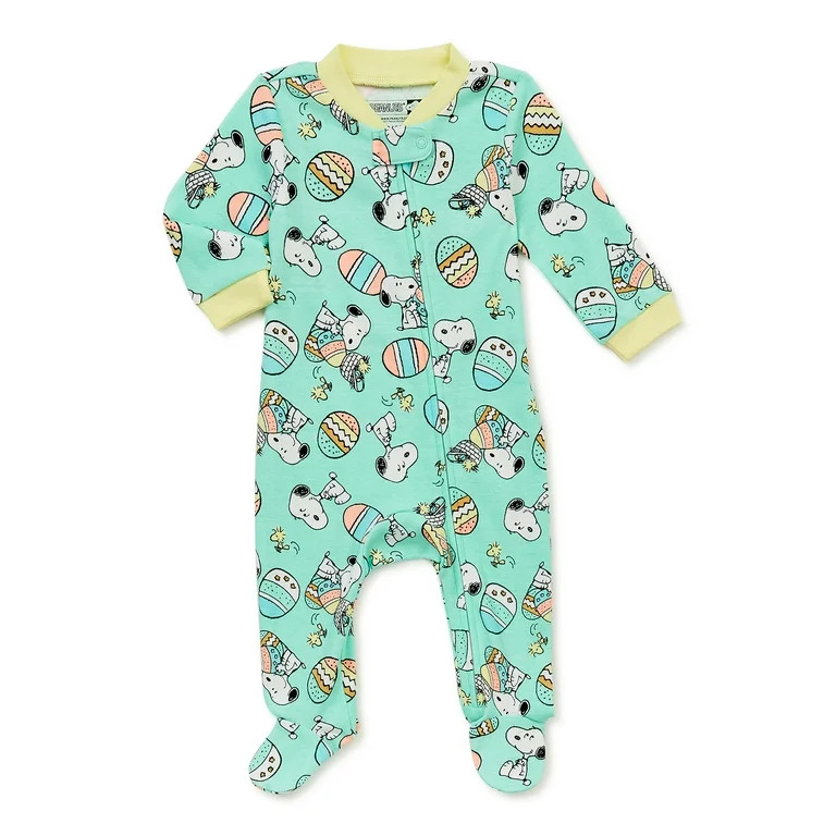 Peanuts Baby Girls’ Easter Sleep N Play, Sizes 0M-9M | Walmart (US)